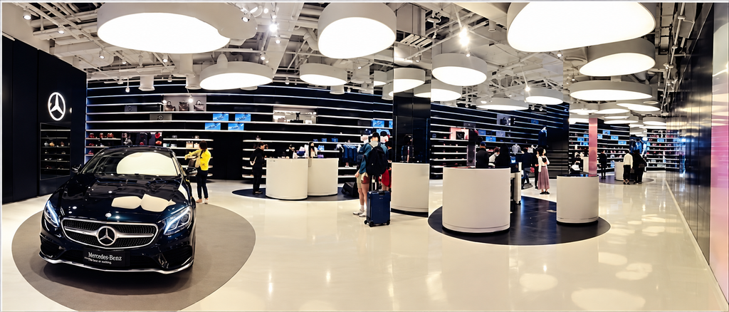 梅赛德斯·奔驰三里屯体验店美陈（2016）